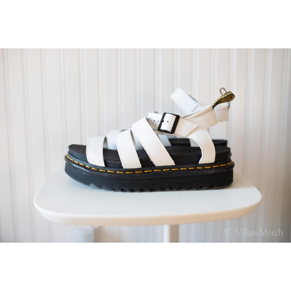 Dr. Martens BLAIRE HYDRO LEATHER STRAP SANDALS 9 Ladies